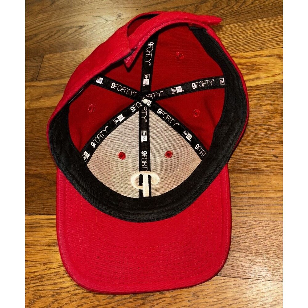 Philadelphia Phillies Hat Strapback Red White New Era MLB Baseball Cap OSFM - Picture 4 of 6
